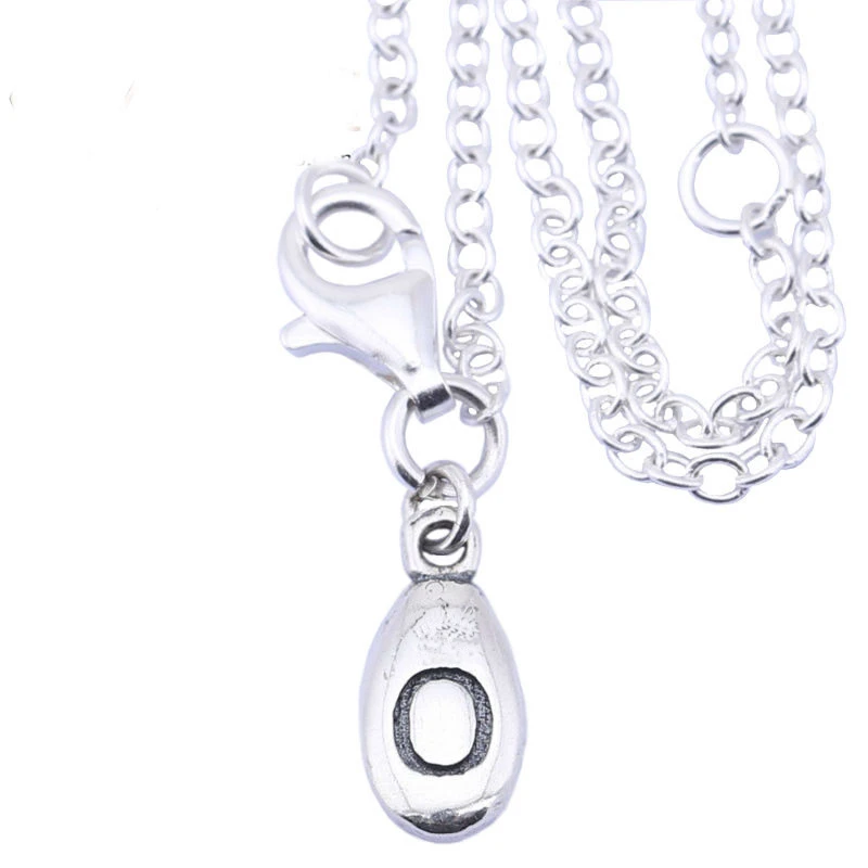 NECKLACE Новинка, летний медальон с камнем, ожерелье из мемори, модное ювелирное изделие, 925 пробы, серебряный браслет Pandora, именной бисер - Цвет: NECKLACE