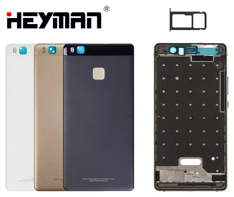 Корпус для Huawei P9 Lite Middle/Middle средний корпус передней рамы корпус под светодиод рамка задняя крышка чехол Дверь ЖК-Привязка
