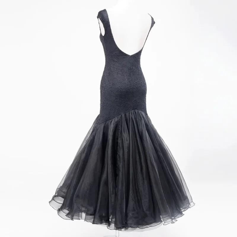 Платье для бальных танцев goodangar синее кружевное платье танго и испанских |