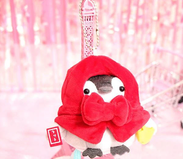 1 шт. Kawaii положительный энергетический Пингвин плюшевый брелок сумка Подвеска Рюкзак Висячие Мини Мягкие плюшевые игрушки куклы - Цвет: penguin pendant 3