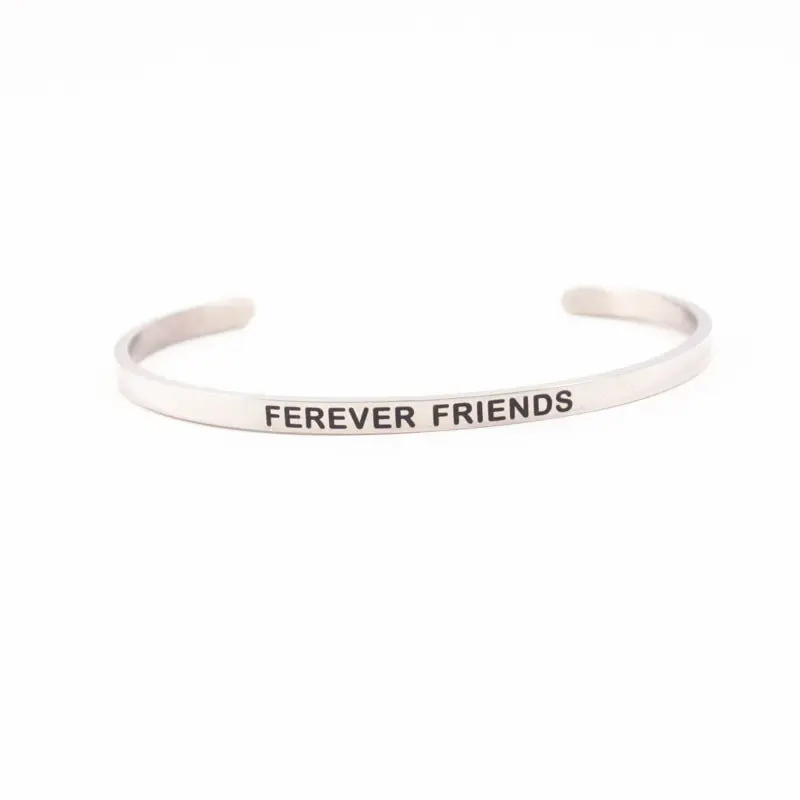 4mm 316L Stainless Steel BELIEVE IN YOUR DREAMS Positive Inspirational Quote Open Cuff Mantra Bracelet Bangle For Women Men | Украшения и