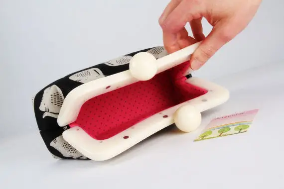 Кошелек из смолы ручка DIY аксессуары для сумок с фабрики Китая Бежевый Цвет Модный акриловый кошелек рамка пластиковая ручка для сумки