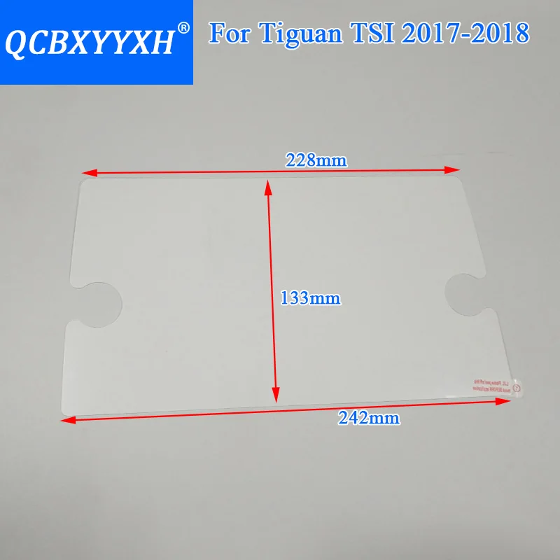 QCBXYYXH автомобильный стиль gps Навигация экран стекло защитная пленка для Volkswagen Tiguan контроль ЖК-экрана автомобиля стикер