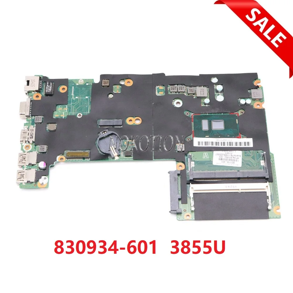 

Nokotion 830934-001 830934-501 830934-601 for HP 440 G3 430 G3 DA0X61MB6G0 Laptop motherboard with 3855U CPU onboard DDR3L