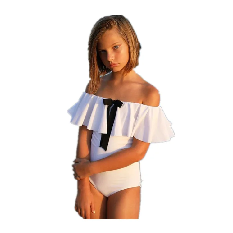 Детская одежда для девочки малышей маленьких девочек однотонная с оборками на