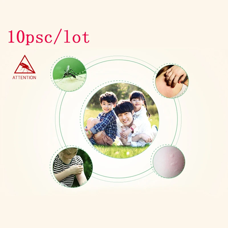 10 шт. браслет против комаров насекомых жуков репеллент браслеты Прямая поставка