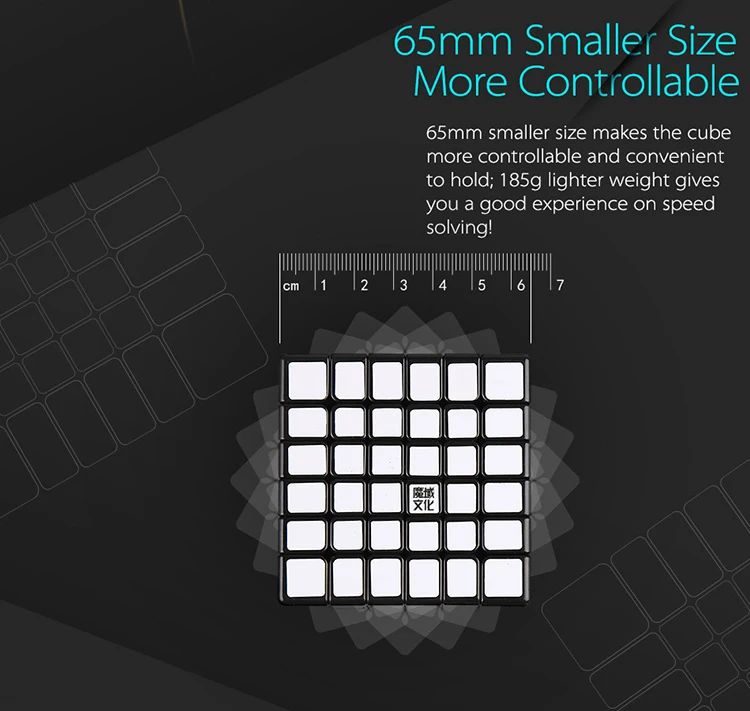 MoYu Aoshi GTS M 6x6x6 магнитная головоломка GTSM Magic Cubing скоростной пазл Профессиональный 6