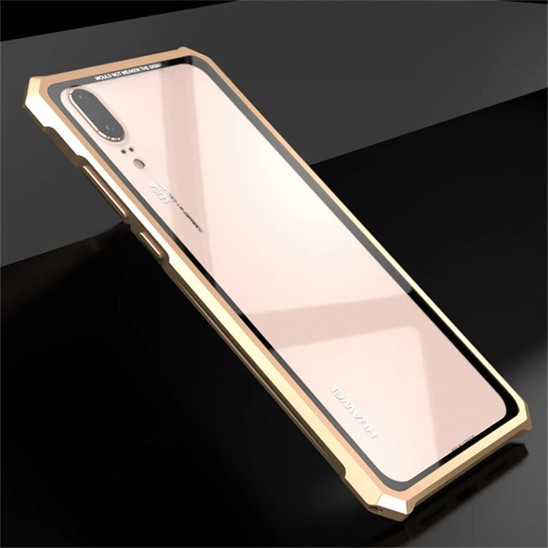 Оригинальный LUPHIE чехол для телефона HUAWEI P20/P20 Pro/P20 Lite металла Алюминий рамка + 9 H
