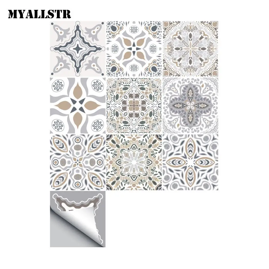 Водонепроницаемые самоклеющиеся наклейки на стену для кухни в ванной комнате