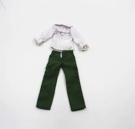 Кукла blygirl Blyth белая рубашка армейского зеленого цвета брюки Повседневный Модный комплект для куклы 1/6 Blyth кукла