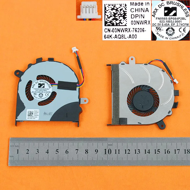 

Новый охлаждающий вентилятор для ноутбука DELL Inspiron 15 7558 7568 (оригинал) PN: 03NWRX 023.1003J.0001