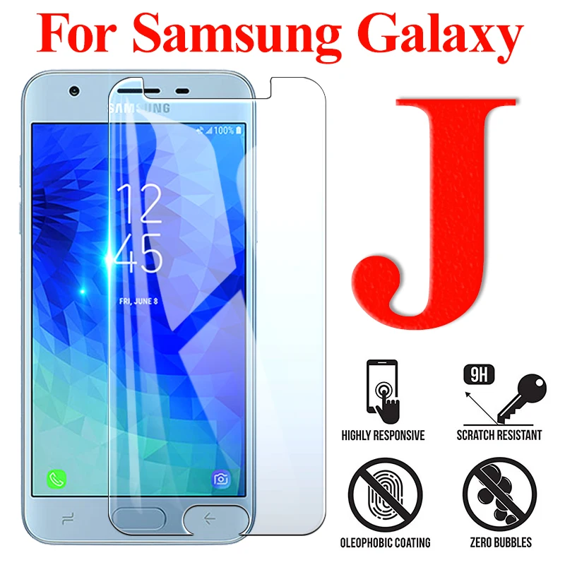 Защитный Стекло на samsung Galaxy J1 J3 2016 J2 J4 J6 J8 2018 J5 J7 2017 закаленное процессором