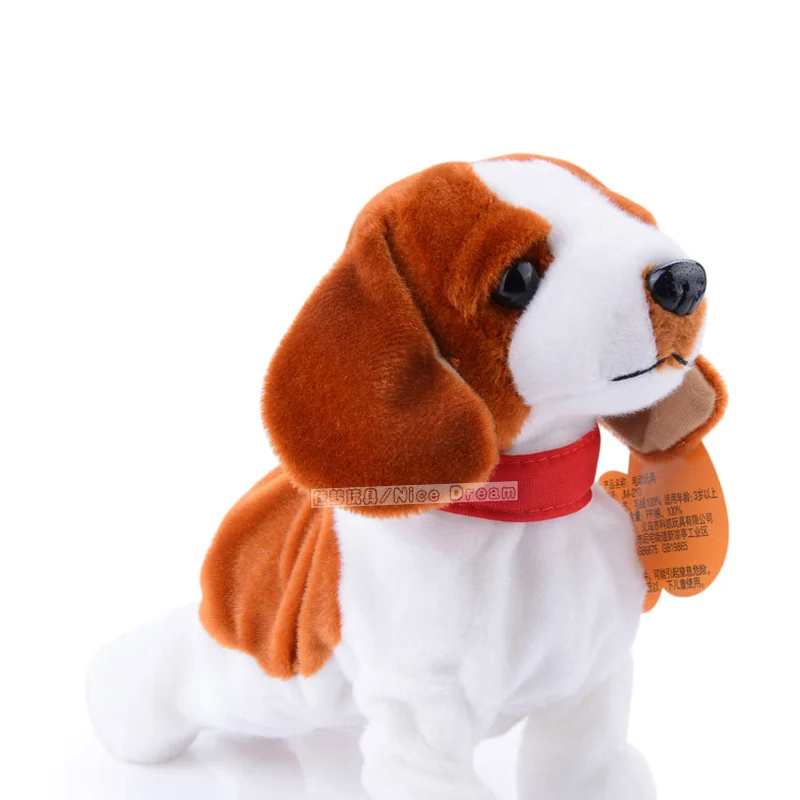 dog Brown Год Звуковое управление электронный питомец кошка робот стенд ходьба собака моделирование электронные игрушки подарок для детей ребенок - Цвет: dog Brown