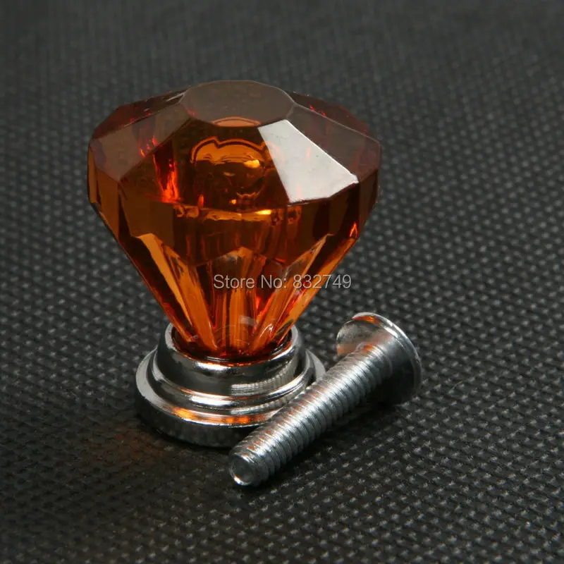 4 шт. кристально прозрачные ручки шкафа и современные Кристальные дверные