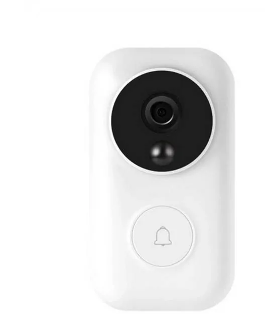 Doorbell Xiaomi Zero AI распознавание лица 720P ИК ночного видения видео дверной звонок набор обнаружения движения SMS Push домофон Облачное хранилище - Цвет: Doorbell