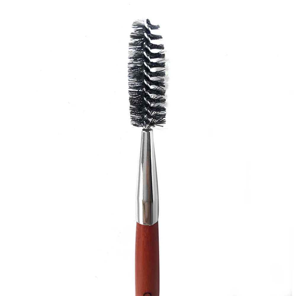 1 шт. Красота Макияж Щетка с деревянной ручкой гребень для бровей двухсторонние