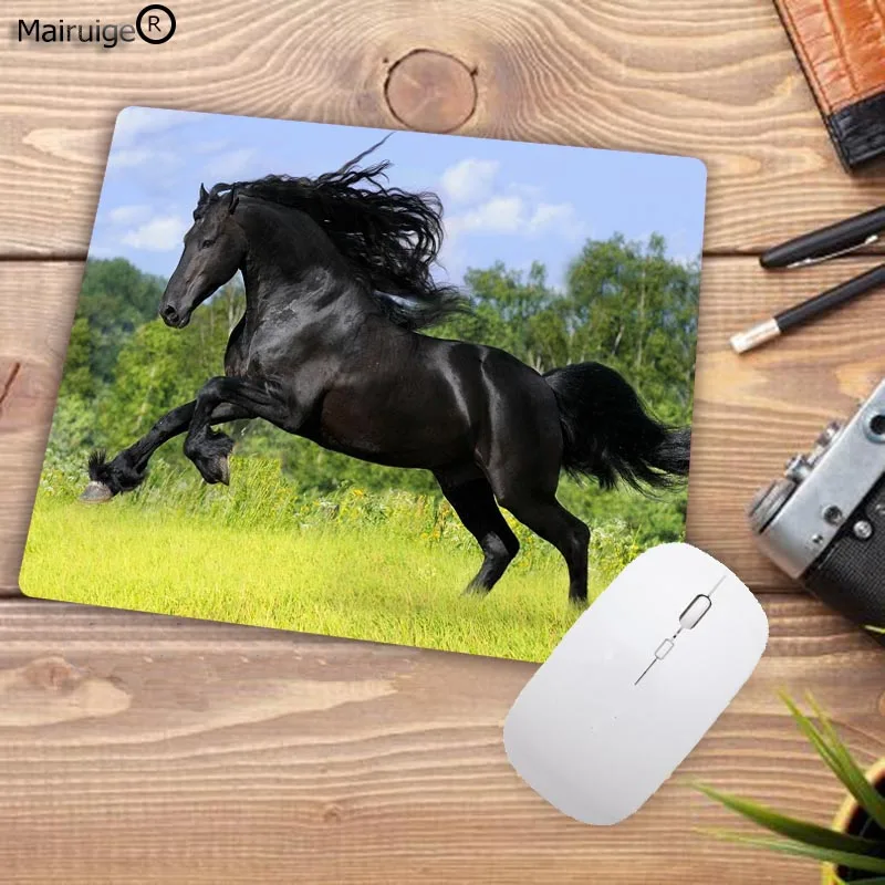 Игровые коврики Mairuige классные лошади размер на заказ для скоростной версии 18x22 см