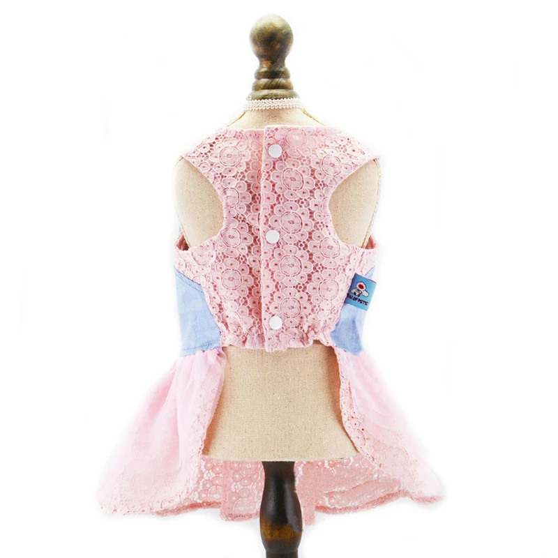 Abrlo летние юбки для собак кружевные с принтом и оборками одежда щенков мягкая