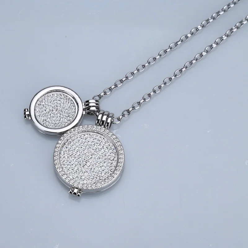 Новые розовые золотые 35 мм Подвески с держателем подходят для 25 33 мои монеты