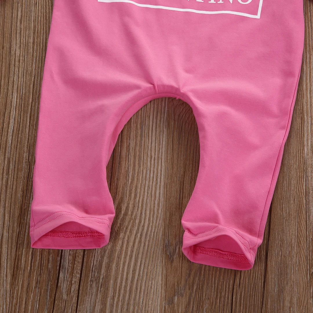 Комбинезон для новорожденных и маленьких девочек Розовый Повседневный