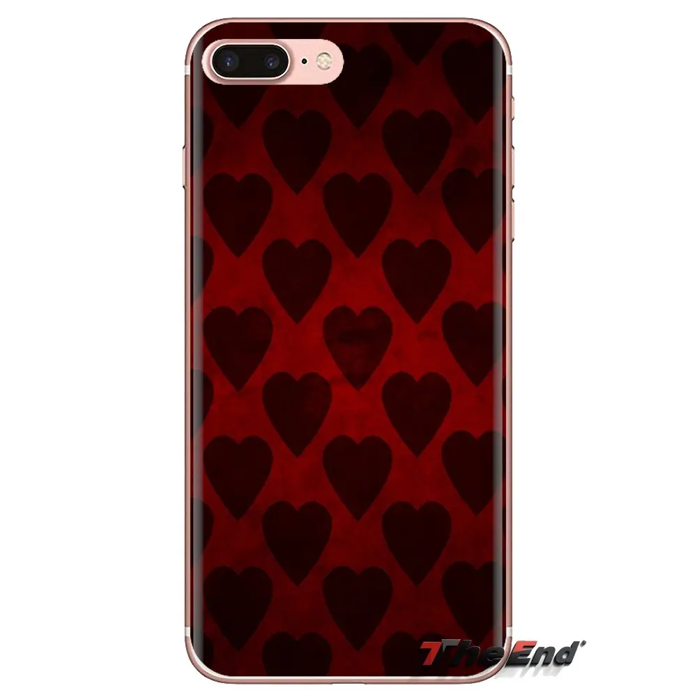 Transparent Soft Shell Covers Textures Art Heart For Sony Xperia Z Z1 Z2 Z3 Z5 compact M2 M4 M5 C4 E3 T3 XA Huawei Mate 7 8 Y3II |