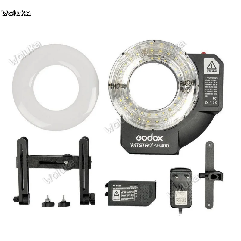 Godox Witstro AR400 400 Вт литий ионный аккумулятор Батарея HSS 2in1 Кольцевая вспышка Speedlite