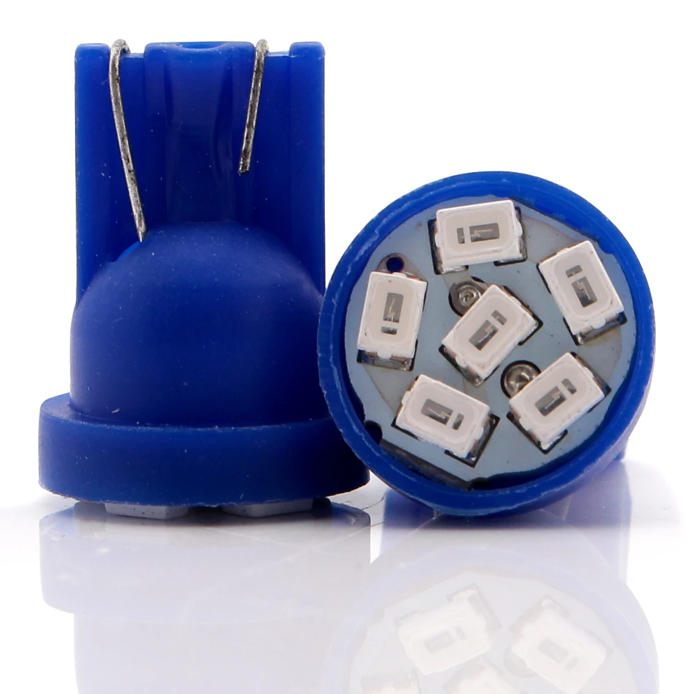 20 шт. 50 500 12 В T10 1206 6 SMD смешанные цвета светодиодные лампы зазор световая дверь