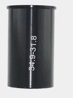 318 to 349 adapter Зум Подседельный штырь для 25,4 амортизатор демпфирования Alu MTB горный велосипед Подседельный штырь 25,4 28,6 30,9 мм 350 мм - Цвет: 318 to 349 adapter