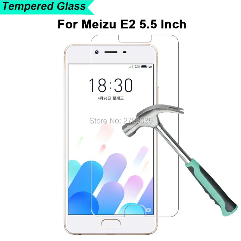 Для Meizu e2 M2 e (m2e) 5.5 &quotНовый 0.26 мм 2.5D ультра тонкий Премиум закаленное Стекло
