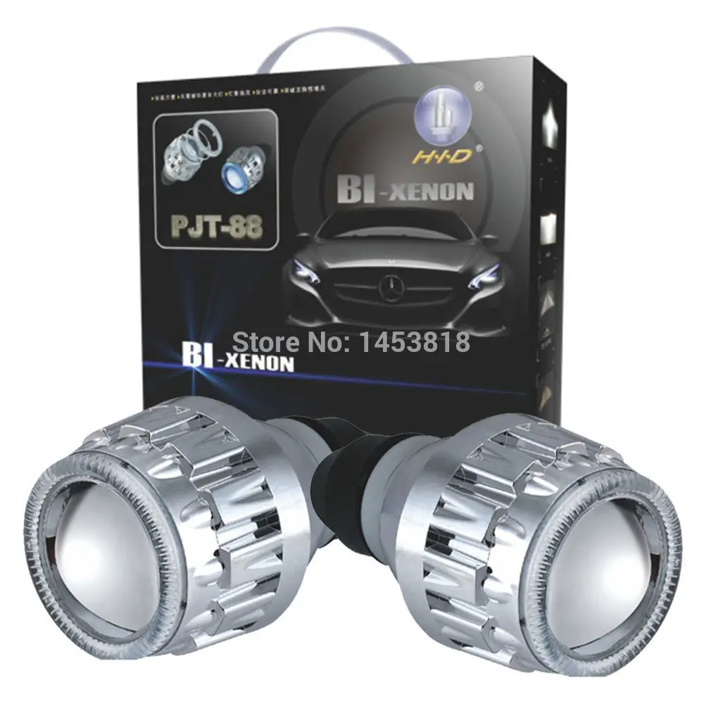 Комплект фар для проектора G8 Bi HID 2 8 дюйма объектив H1 H7 H4 H11 9004 9007 9005 9006 с белыми и