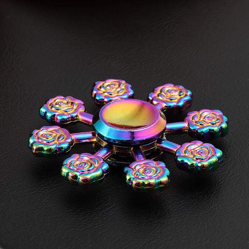 Спиннер разноцветный Роза Спиннеры подростков детская игрушка из