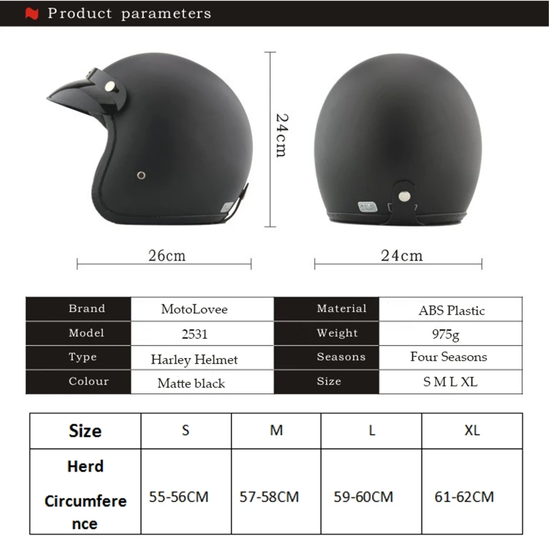 LMoDri мотоциклетный шлем из синтетической кожи Ретро Винтаж крейсер чоппер Скутер