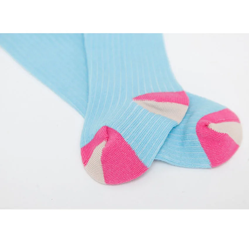 Колготки для младенцев однотонные колготки маленьких девочек трикотажные