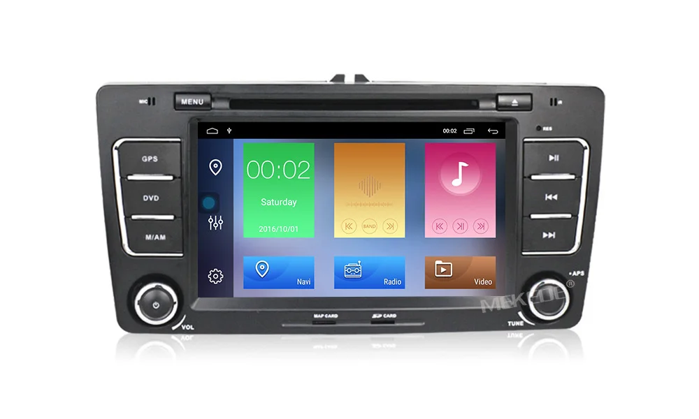 MEKEDE Android9.1 2 Гб ОЗУ два DIN 4 ядра автомобильный DVD для SKODA Octavia 2009-2013 Octavia2 Octavia A5 радио Bluetooth DAB