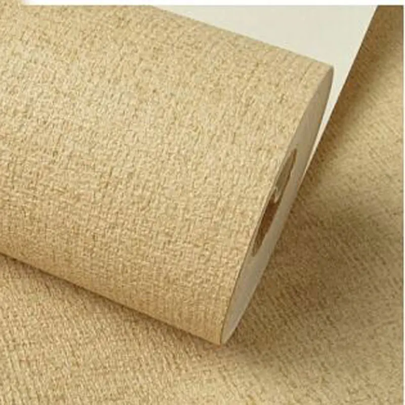 Скандинавские однотонные льняные обои домашний декор серые зеленые Фиолетовые в