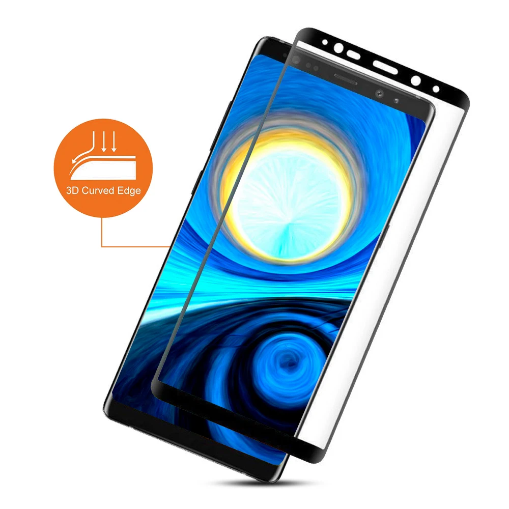 Защита экрана для Samsung Note 8 закаленное стекло Galaxy Note8 3D изогнутая поверхность