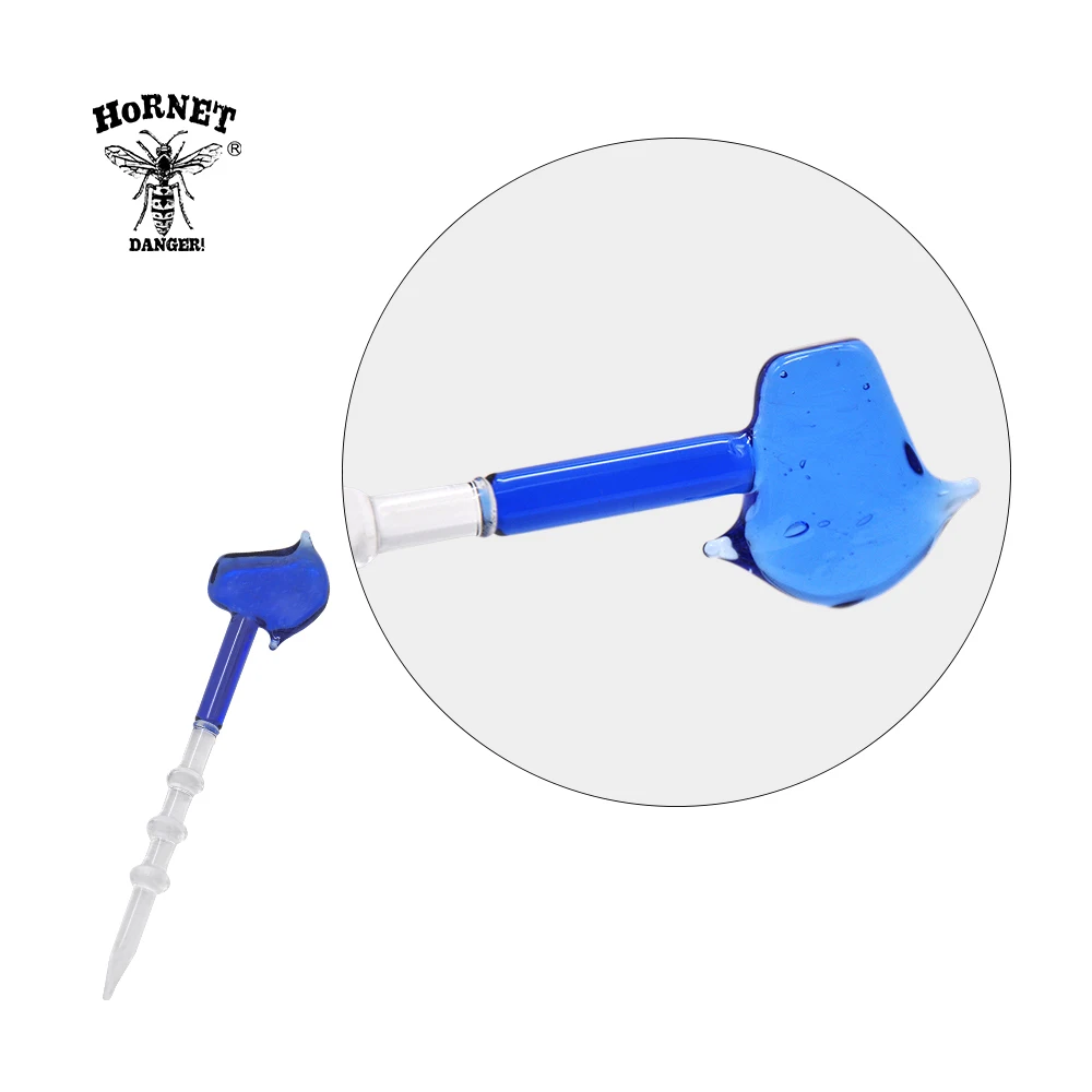 HORNET боросиликатное стекло Dabbler 5,20 дюймов воск Dab инструмент толстый Pyrex Dabber инструменты кварцевые Banger гвозди Dab установки оптом
