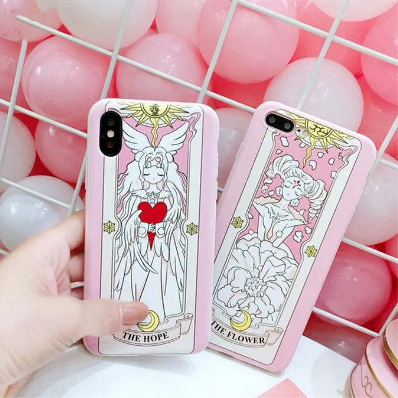 Mouplayca Cardcaptor Sakura Чехлы для Apple iphone X 6 6s сладости и мягкий чехол задней крышки из