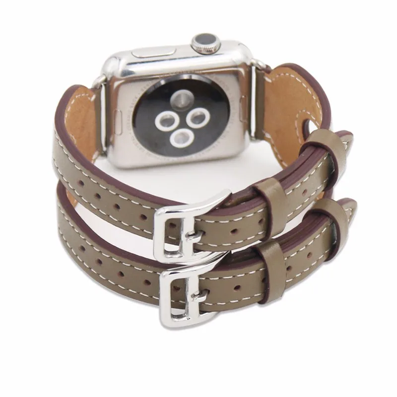 Ремешок из натуральной кожи для apple watch band 44 мм 38 мм iwatch band 42 мм 40 мм correa браслет ремень ремешок для apple watch 5 4 3