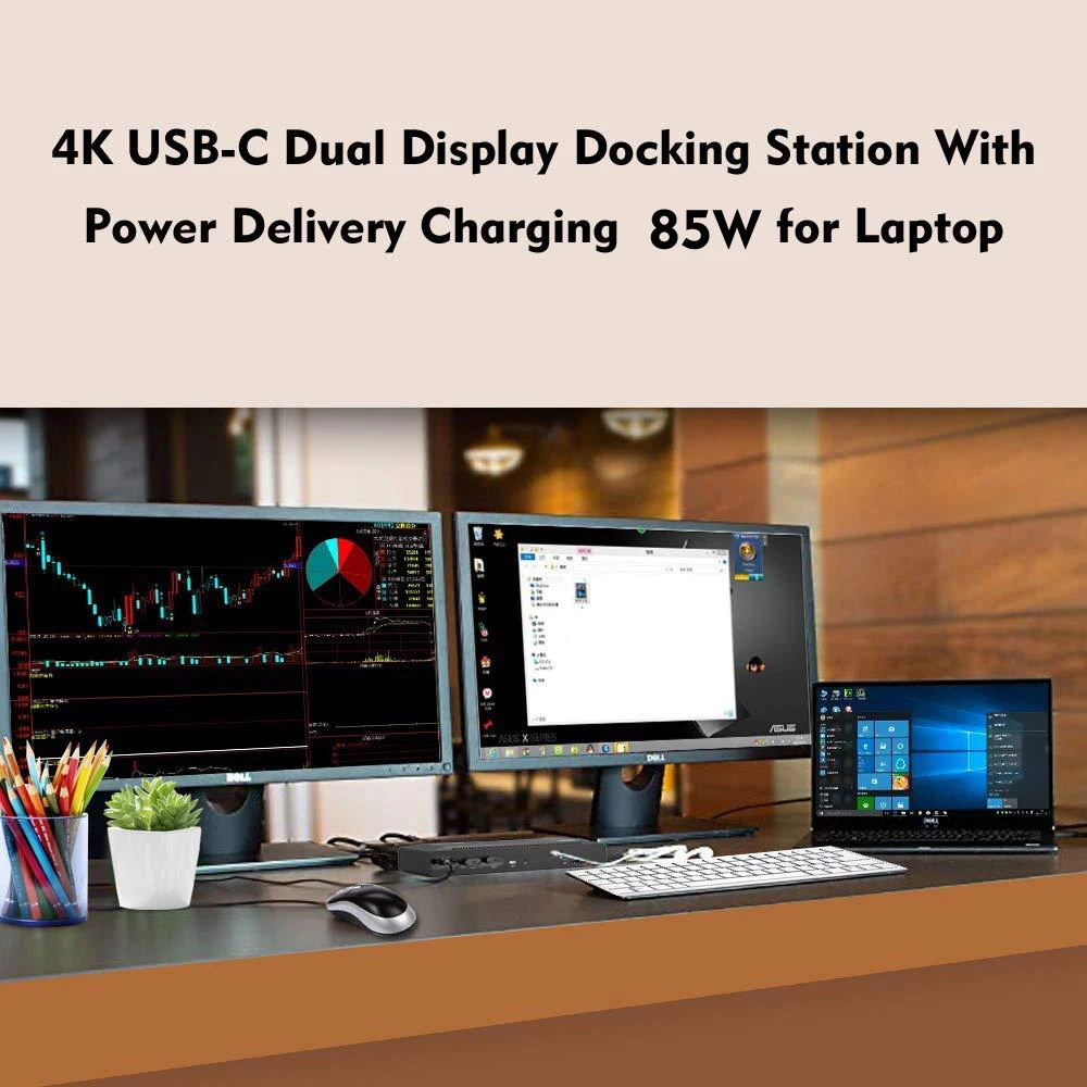 Wavlink Thunderbolt 3 док-станция 4 k@ 60Hz DisplayPort USB 3,0 85W для зарядки Gigabit Ethernet для MacBook pro сертифицировано Intel