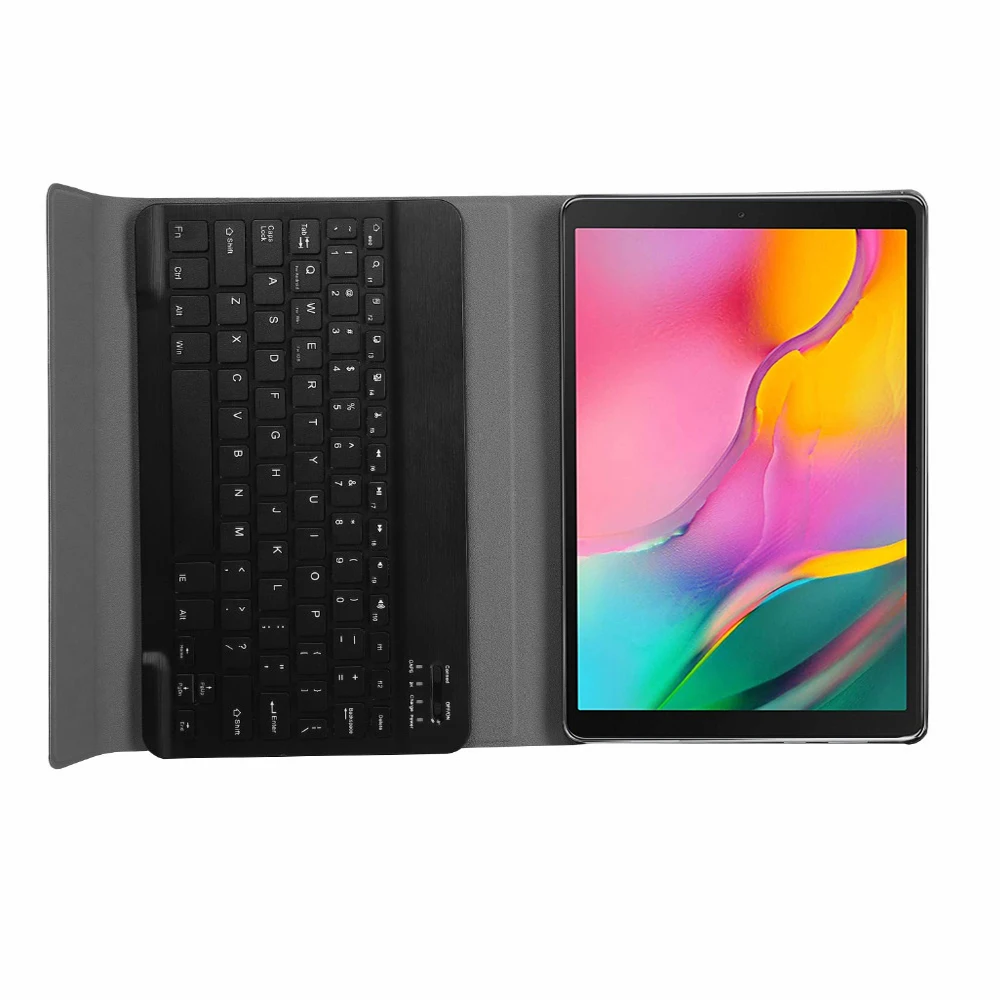 Case for Samsung Galaxy Tab S5E 10.5 2019 Wireless Bluetooth Keyboard Full Protective Portable case Cover T725 T720 | Компьютеры и