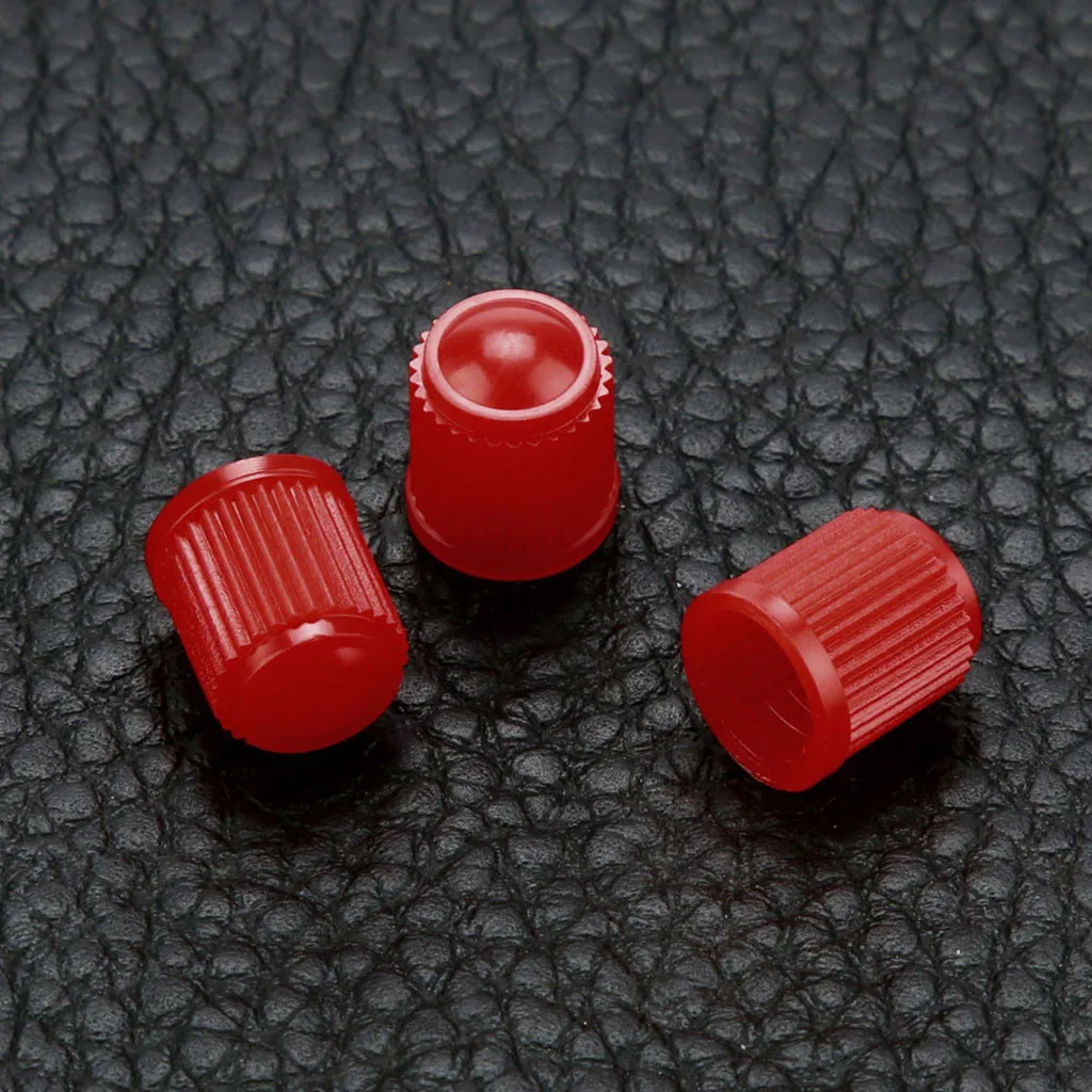 25 шт. колпачки для стержней клапанов шины черные красные зеленые модные