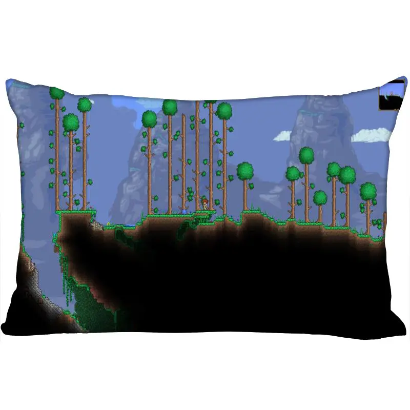 Pillow Case Пользовательские Terraria Новое поступление прямоугольные аниме Наволочки на молнии Пользовательские наволочки Свадебный Декоративный Рождественский подарок - Цвет: Pillow Case