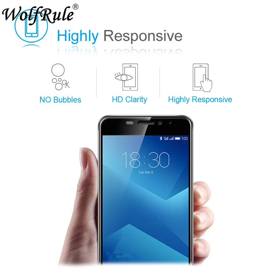 2 шт защита экрана Meizu M5 Note Стекло 9H закаленное стекло для полное покрытие Meilan 5