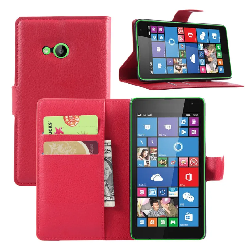 Кожаный чехол книжка для Nokia Lumia 535 N535 с двумя слотами sim карт 1090 1091 5 дюймов задняя