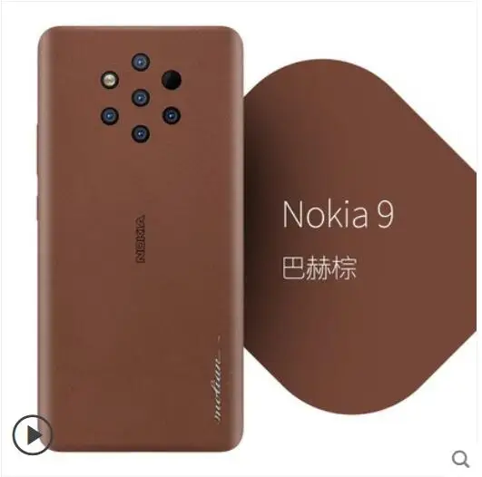 Чехол для nokia 9 puобзор Роскошный чехол из натуральной кожи. Наклейка на 360 Градусов