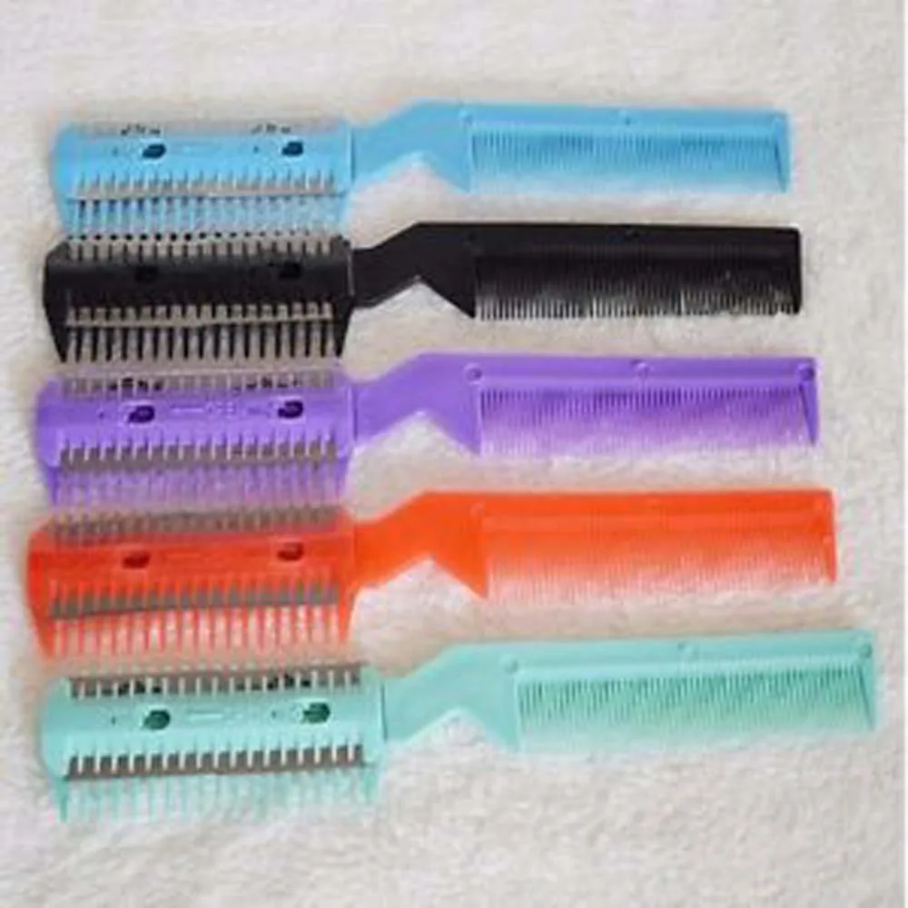 Триммер для шерсти собак и кошек расческа стрижки с 2 лезвиями прореживания