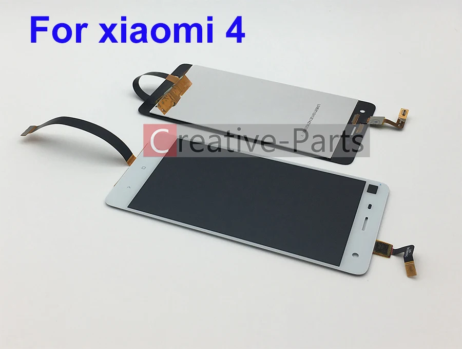 Оригинальный ЖК-дисплей для Xiaomi Mi 4 Белый цвет с сенсорным стеклом дигитайзер