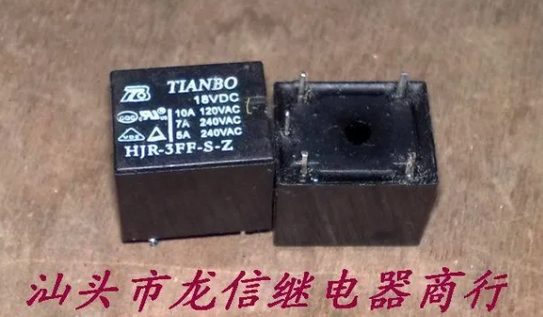 Реле HJR 3FF S Z 18VDC 600 Европейская T73 1C 18V|relay|relay lensrelay ic |