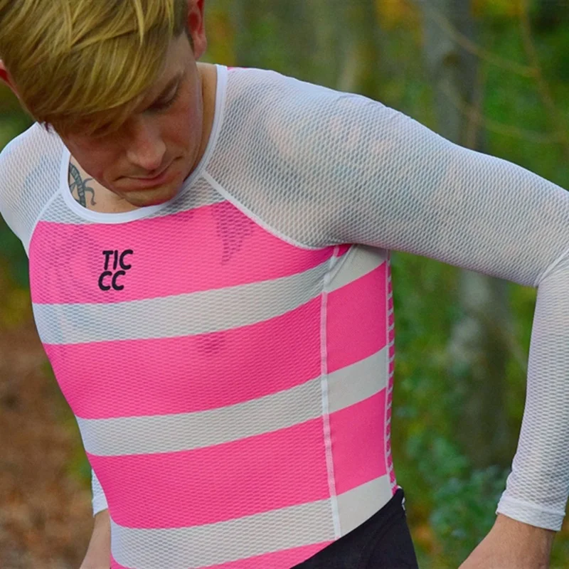 Белый Ticc Велоспорт базовый слой MTB езда Нижнее белье RBX пот рубашка летние колготки одежда Тонкий Пот поглощение влаги